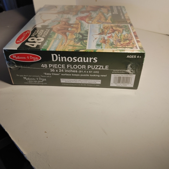 Melissa and Doug Dinosaurs 48 piece Floor Puzzle New - Picture 6 of 6